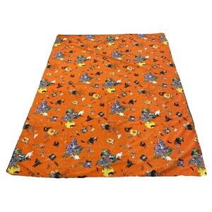 Vintage 1995 Halloween Spooky House Tablecloth "Fashion Industries" Est. 52"x70"